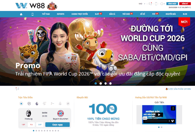 khuyến mãi W88 hấp dẫn