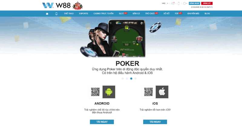 ứng dụng nhà cái W88