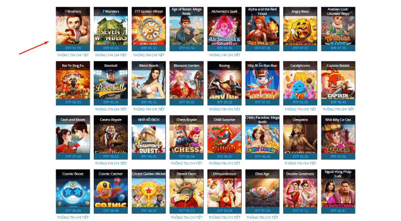 đặt cược slot game W88